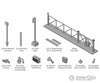 Walthers Cornerstone Ho 4074 Security Details -- Kit Scenery