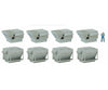Walthers Cornerstone Ho 4077 Hvac Units -- Kit - 4 Each Of 2 Styles Rooftop Air Conditioners