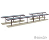 Walthers Cornerstone Ho 4099 Suburban Station Platforms -- Kit Pkg(4) - Each: 16 X 1-5/8 2 40.6 4.1