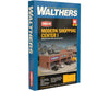 Walthers Cornerstone Ho 4115 Modern Shopping Center I -- Kit - 10-1/2 X 4-15/16 3-1/2 26.6 12.5