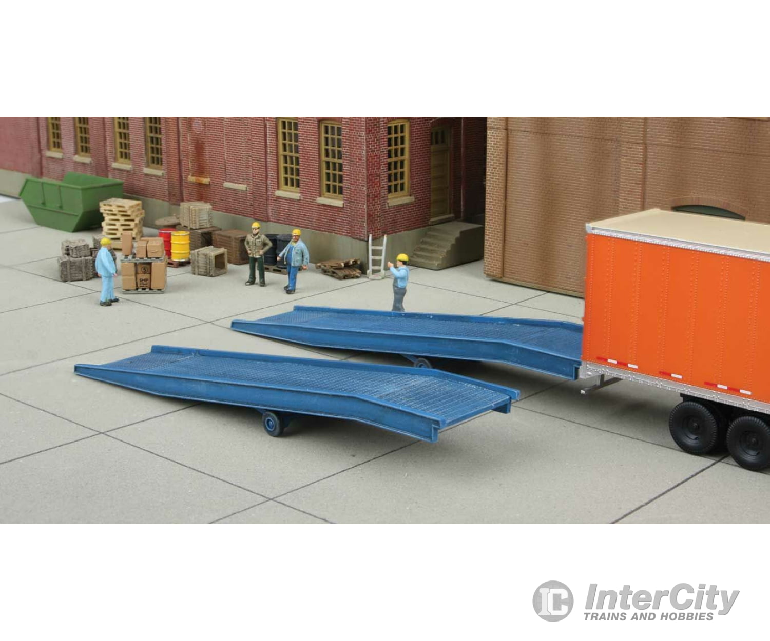 Walthers Cornerstone Ho 4130 Loading Ramps - Pkg(2) -- Kit 4-13/16 X 1-1/16 7/16 12.2 2.6 1.1Cm