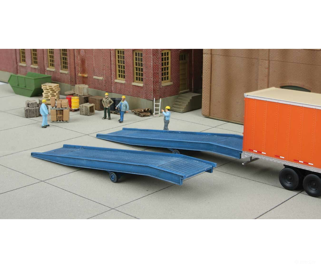 Walthers Cornerstone Ho 4130 Loading Ramps - Pkg(2) -- Kit 4-13/16 X 1-1/16 7/16 12.2 2.6 1.1Cm