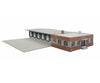 Walthers Cornerstone Ho 4131 Cross-Dock Truck Facility -- Kit - 16-5/16 X 19-3/16 3-1/8 41.4 48.7