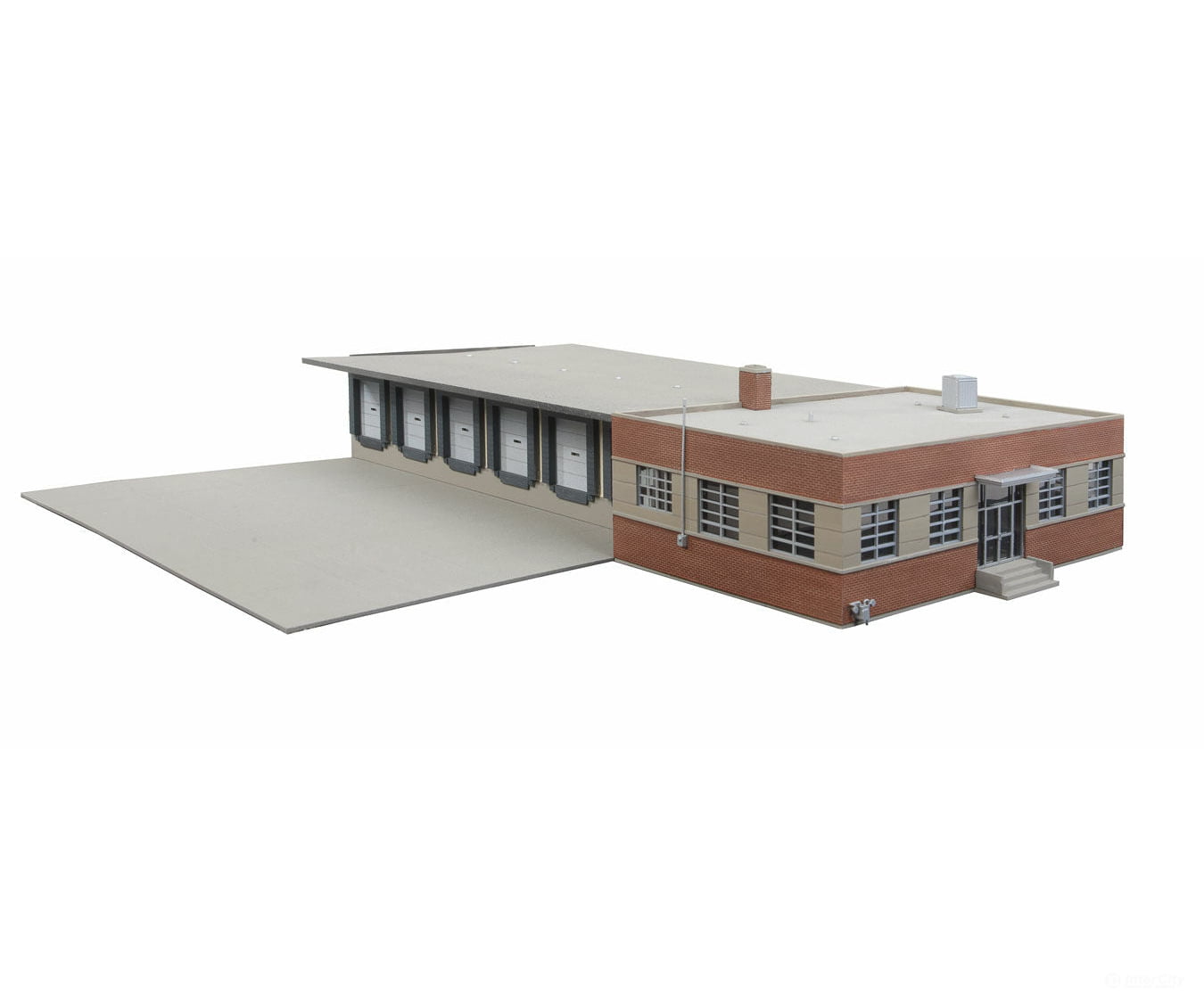Walthers Cornerstone Ho 4131 Cross-Dock Truck Facility -- Kit - 16-5/16 X 19-3/16 3-1/8 41.4 48.7