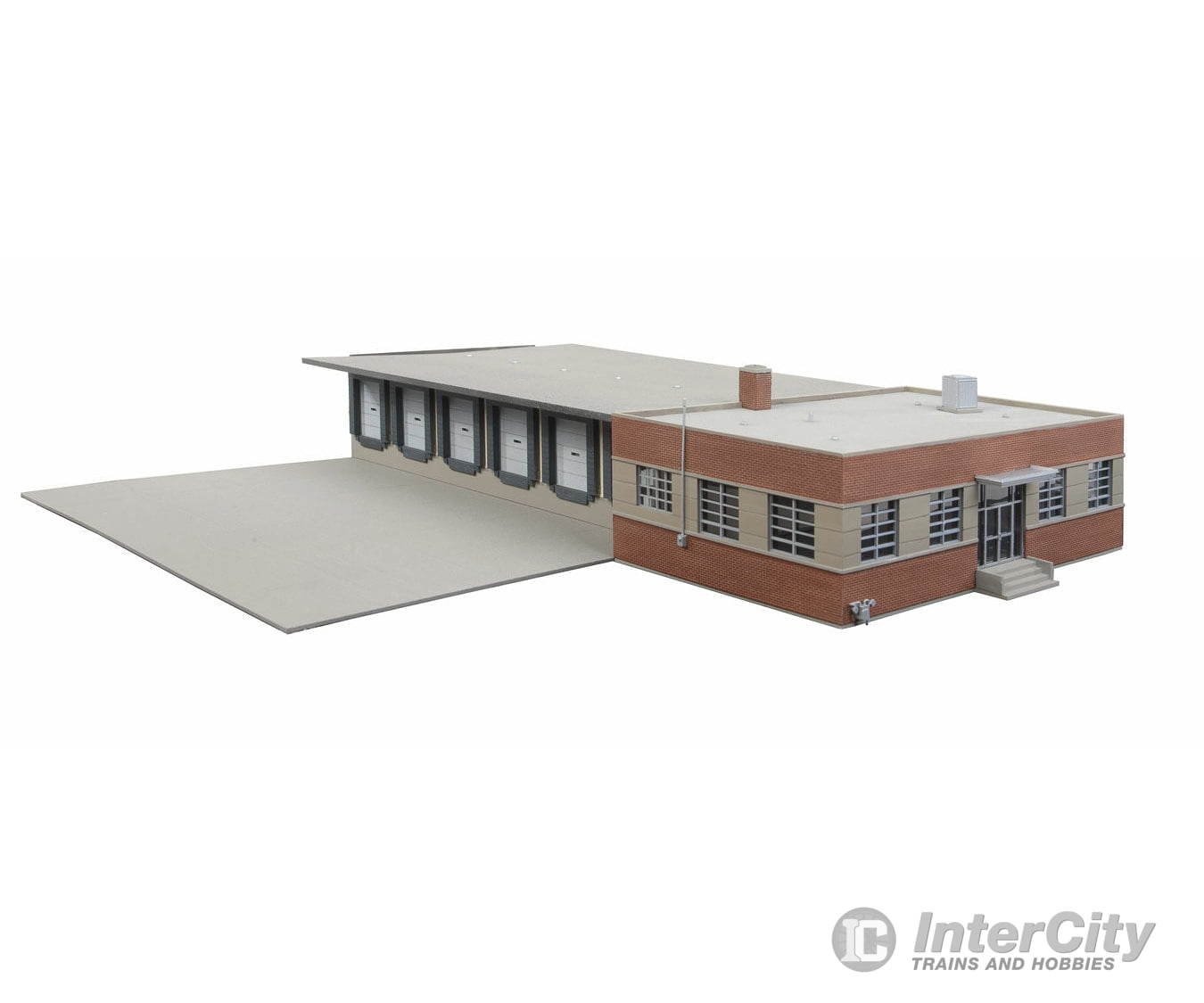 Walthers Cornerstone Ho 4131 Cross-Dock Truck Facility -- Kit - 16-5/16 X 19-3/16 3-1/8 41.4 48.7
