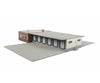 Walthers Cornerstone Ho 4131 Cross-Dock Truck Facility -- Kit - 16-5/16 X 19-3/16 3-1/8 41.4 48.7