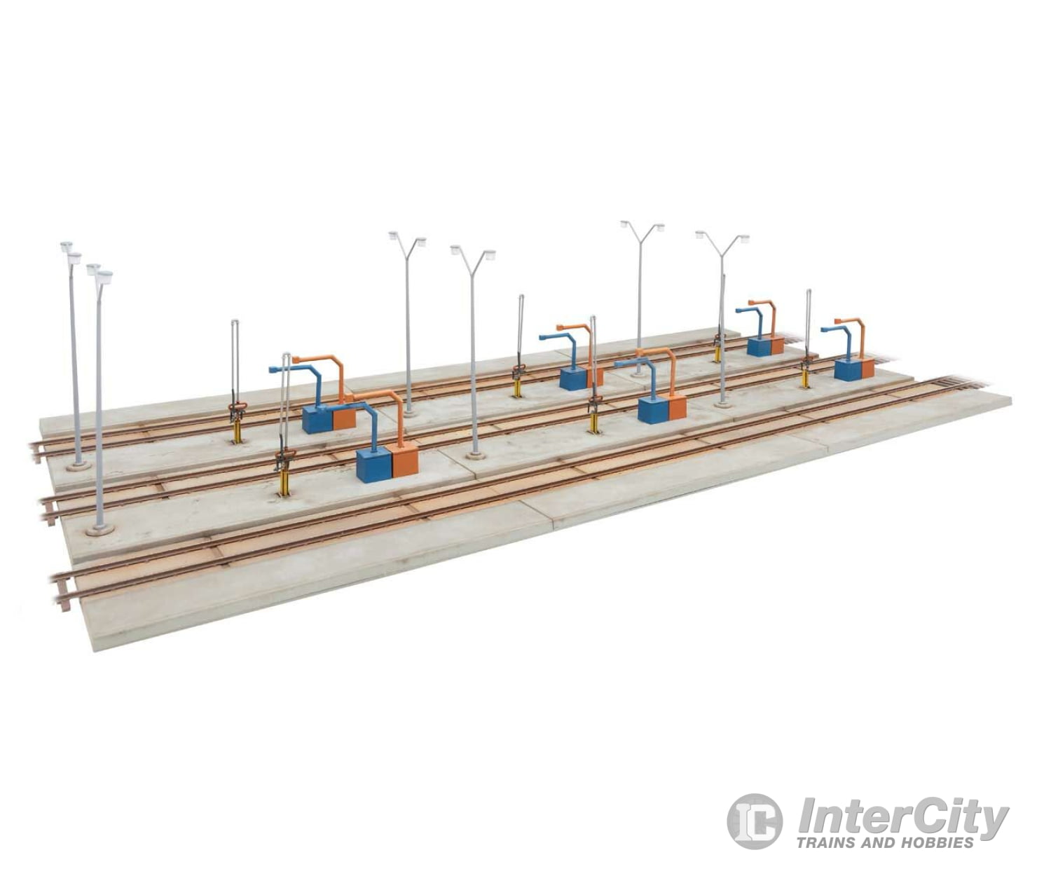 Walthers Cornerstone Ho 4161 Modern Diesel Service Fueling Facility -- Kit - 10 X 20-5/8 4-3/8 (Over