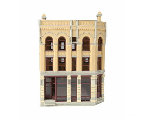 Walthers Cornerstone Ho 4203 Water Street Building -- Kit - 7-3/4 X 4-3/4 7-1/8 19.4 11.9 17.8Cm