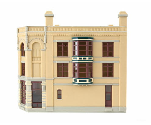 Walthers Cornerstone Ho 4203 Water Street Building -- Kit - 7-3/4 X 4-3/4 7-1/8 19.4 11.9 17.8Cm