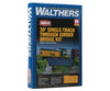 Walthers Cornerstone Ho 4500 30 Single-Track Railroad Through Girder Bridge -- Kit - 4-7/32 X 2-3/8
