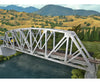 Walthers Cornerstone Ho 4521 Arched Pratt Truss Railroad Bridge -- Single-Track - Kit 23 X 3-1/16