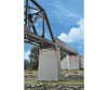 Walthers Cornerstone Ho 4550 Single-Track Railroad Bridge Concrete Piers Pkg(2) -- Kit - 5-1/8 X