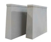 Walthers Cornerstone Ho 4552 Double-Track Railroad Bridge Concrete Pier 2-Pack -- Kit 5-7/16 X 1-1/4