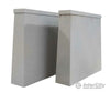 Walthers Cornerstone Ho 4552 Double-Track Railroad Bridge Concrete Pier 2-Pack -- Kit 5-7/16 X 1-1/4