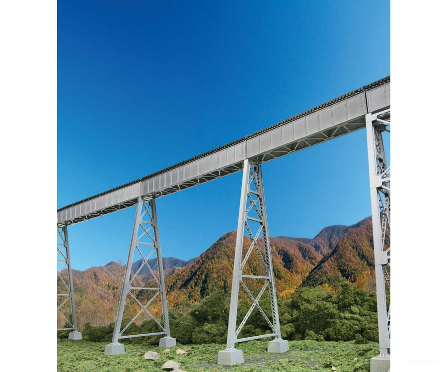 Walthers Cornerstone Ho 4555 Steel Railroad Bridge Tower Bent 2-Pack -- Kit Tunnels & Bridges