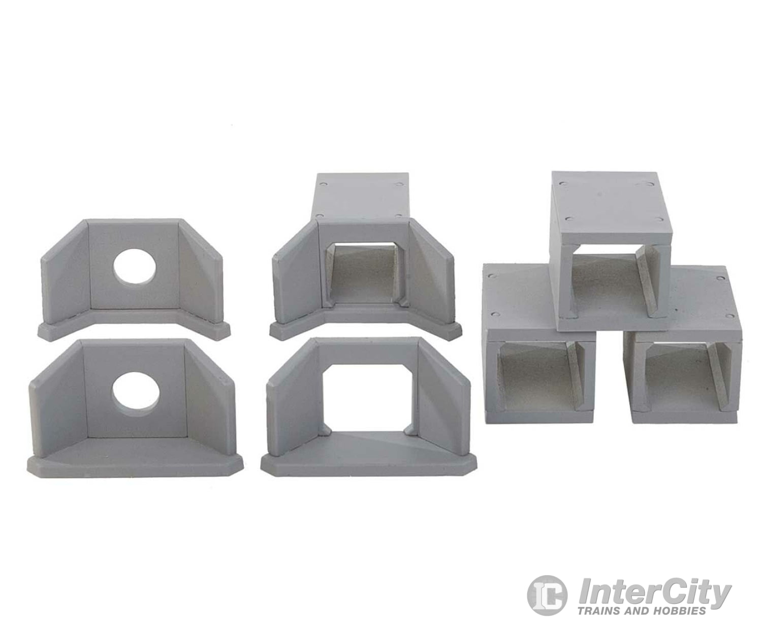 Walthers Cornerstone Ho 4558 Concrete Culverts Pkg(4) -- Kit - 1-1/2 X 1/2 13/16’ 3.8 1.2 2Cm