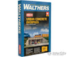 Walthers Cornerstone Ho 4560 Urban Concrete Overpass -- Kit Tunnels & Bridges