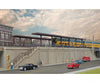 Walthers Cornerstone Ho 4563 Elevated Commuter Station -- Kit - 20-1/2 X 6-7/8 4-11/16 52 17.4