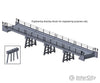 Walthers Cornerstone Ho 4591 Modern Short-Span Concrete Railroad Bridge -- Kit - 17-7/8 X 2-13/16