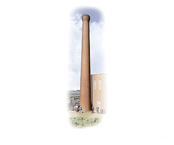 Walthers Cornerstone N 3289 One-Piece Smokestack Pkg(2) -- 13/16 2Cm Diameter At Base; 6-1/4 15.8Cm