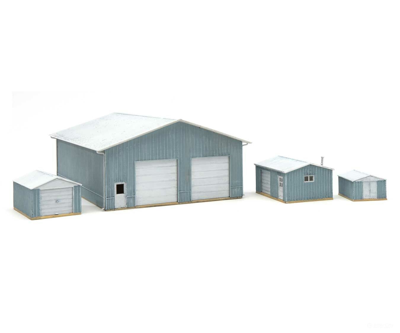 Walthers Cornerstone N 3853 Pole Barn And Sheds -- Kit Structures