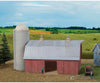 Walthers Cornerstone N 3892 Meadowhead Barn And Silo -- Kit Structures