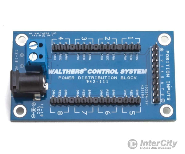Walthers Electrical 111 Layout Control System -- Distribution Block Track Accessories