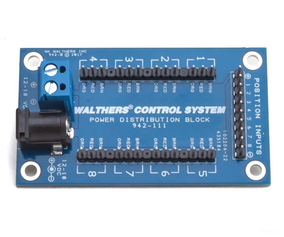 Walthers Electrical 111 Layout Control System -- Distribution Block Track Accessories