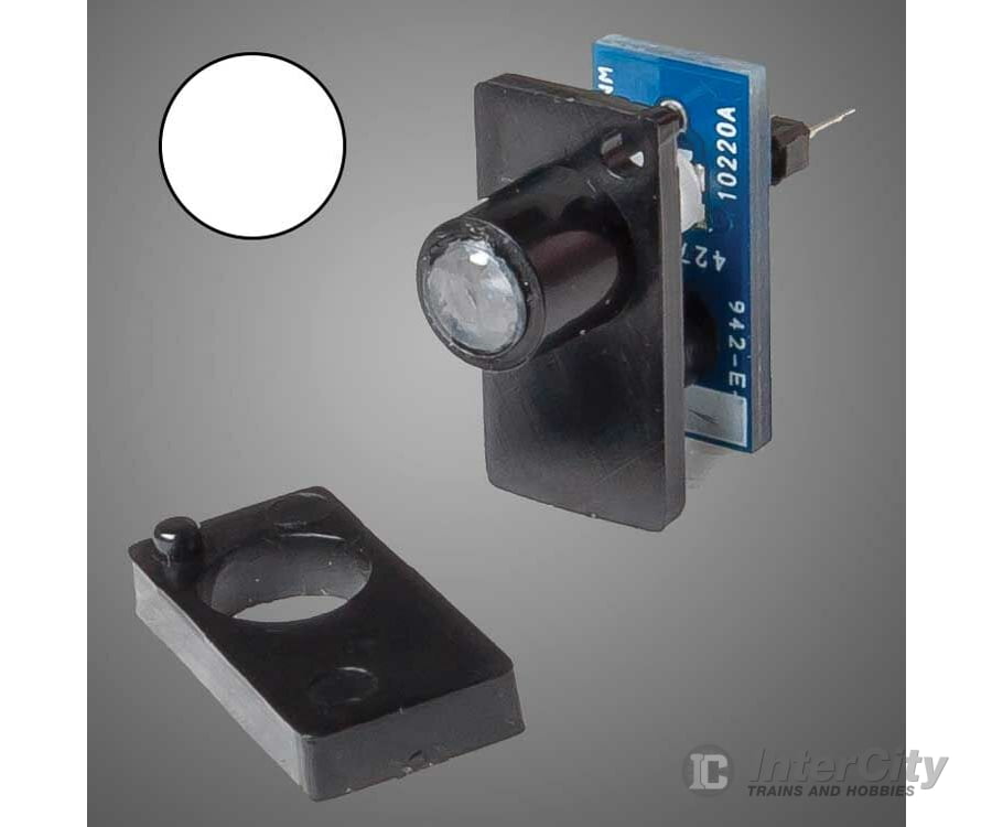 Walthers Electrical 157 Single Color Led Fascia Indicator - Layout Control System -- White Track