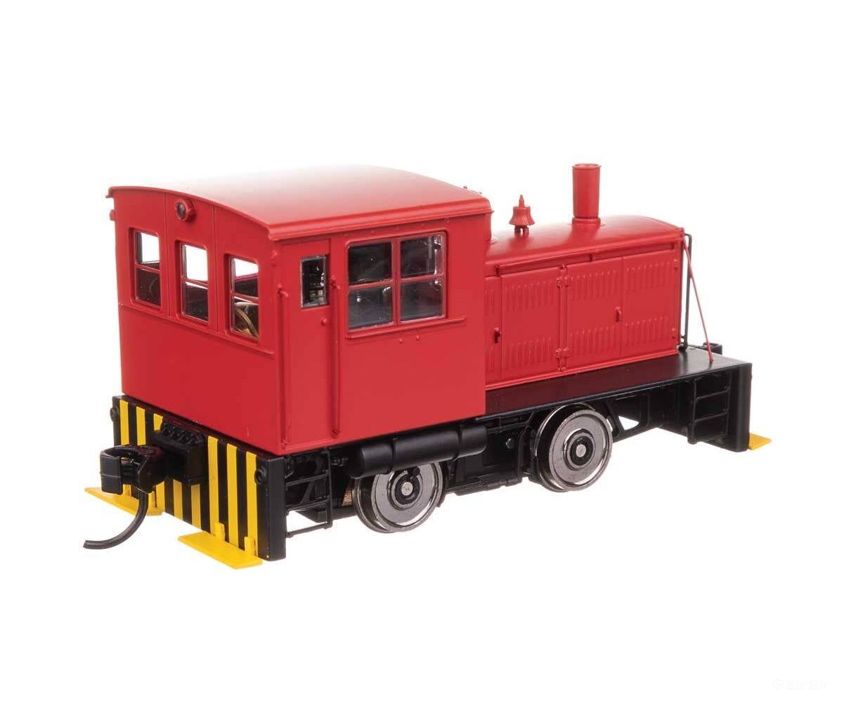 Walthers HO 10017 Plymouth ML-8 Industrial Switcher - Standard DC - Red with Pilot Stripes - Locomotives
