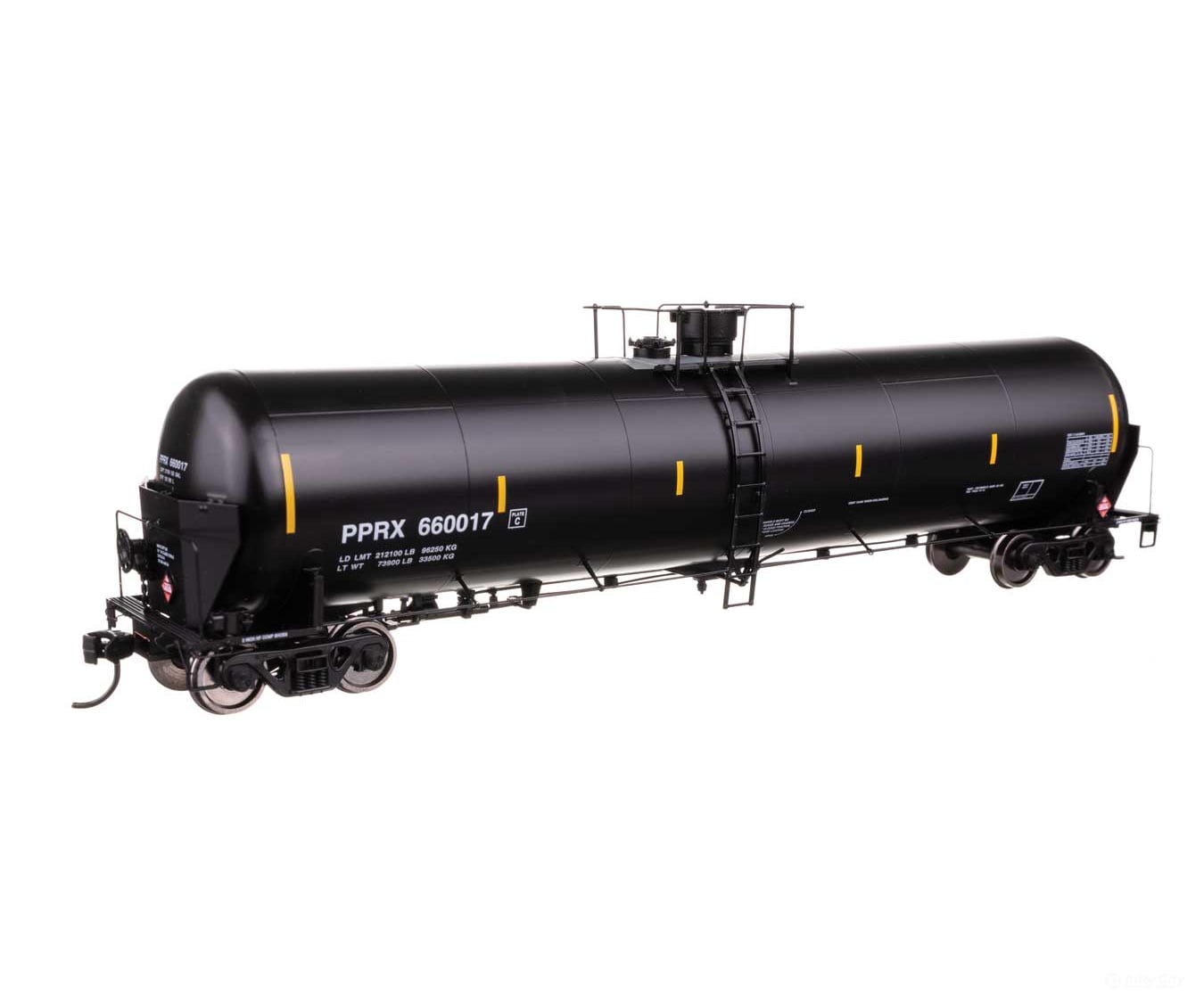 Walthers HO 100774 55’ Trinity Modified 30,145-Gallon Tank Car - Conoco Phillips PPRX #660017 - Freight Cars