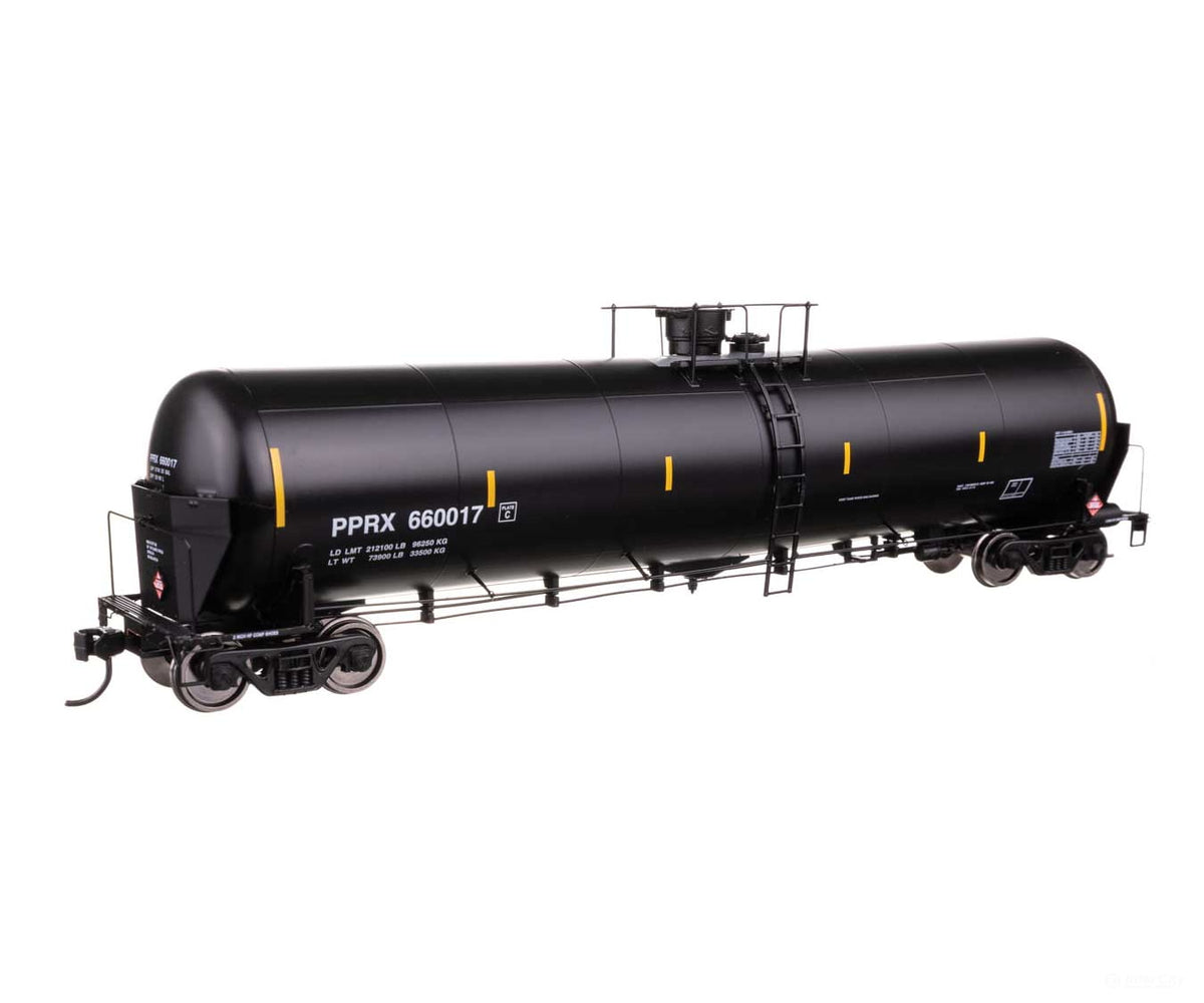 Walthers HO 100774 55’ Trinity Modified 30,145-Gallon Tank Car - Conoco Phillips PPRX #660017 - Freight Cars