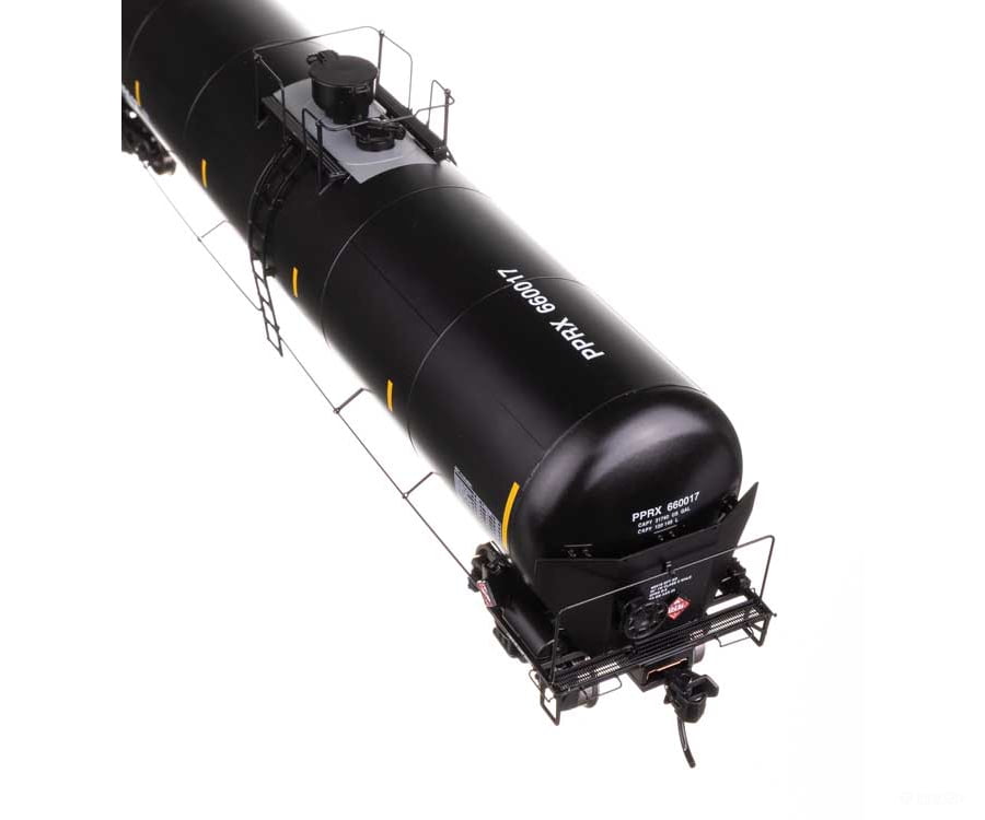 Walthers HO 100774 55’ Trinity Modified 30,145-Gallon Tank Car - Conoco Phillips PPRX #660017 - Freight Cars