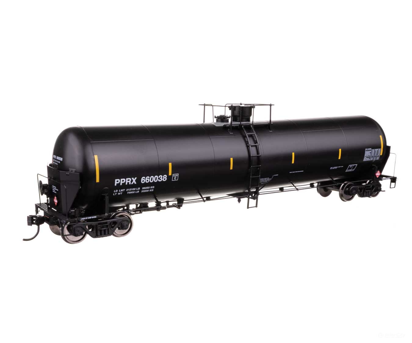 Walthers HO 100775 55’ Trinity Modified 30,145-Gallon Tank Car - Conoco Phillips PPRX #660038 - Freight Cars