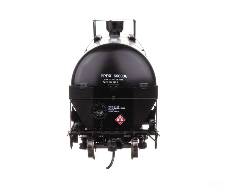 Walthers HO 100775 55’ Trinity Modified 30,145-Gallon Tank Car - Conoco Phillips PPRX #660038 - Freight Cars