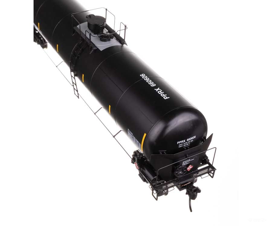 Walthers HO 100777 55’ Trinity Modified 30,145-Gallon Tank Car - Conoco Phillips PPRX #660606 - Freight Cars