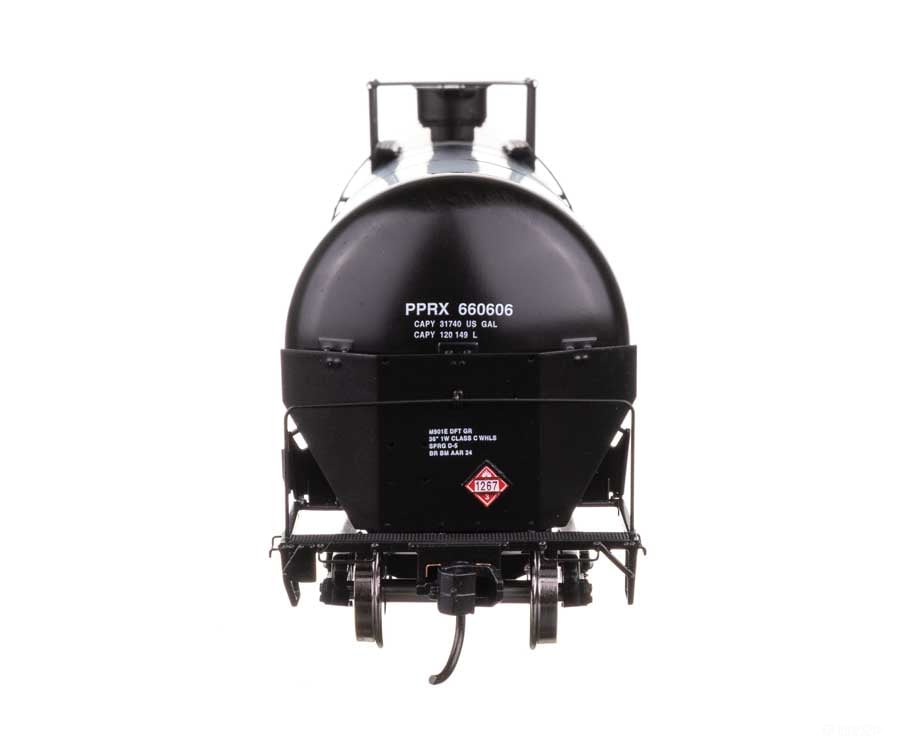 Walthers HO 100777 55’ Trinity Modified 30,145-Gallon Tank Car - Conoco Phillips PPRX #660606 - Freight Cars
