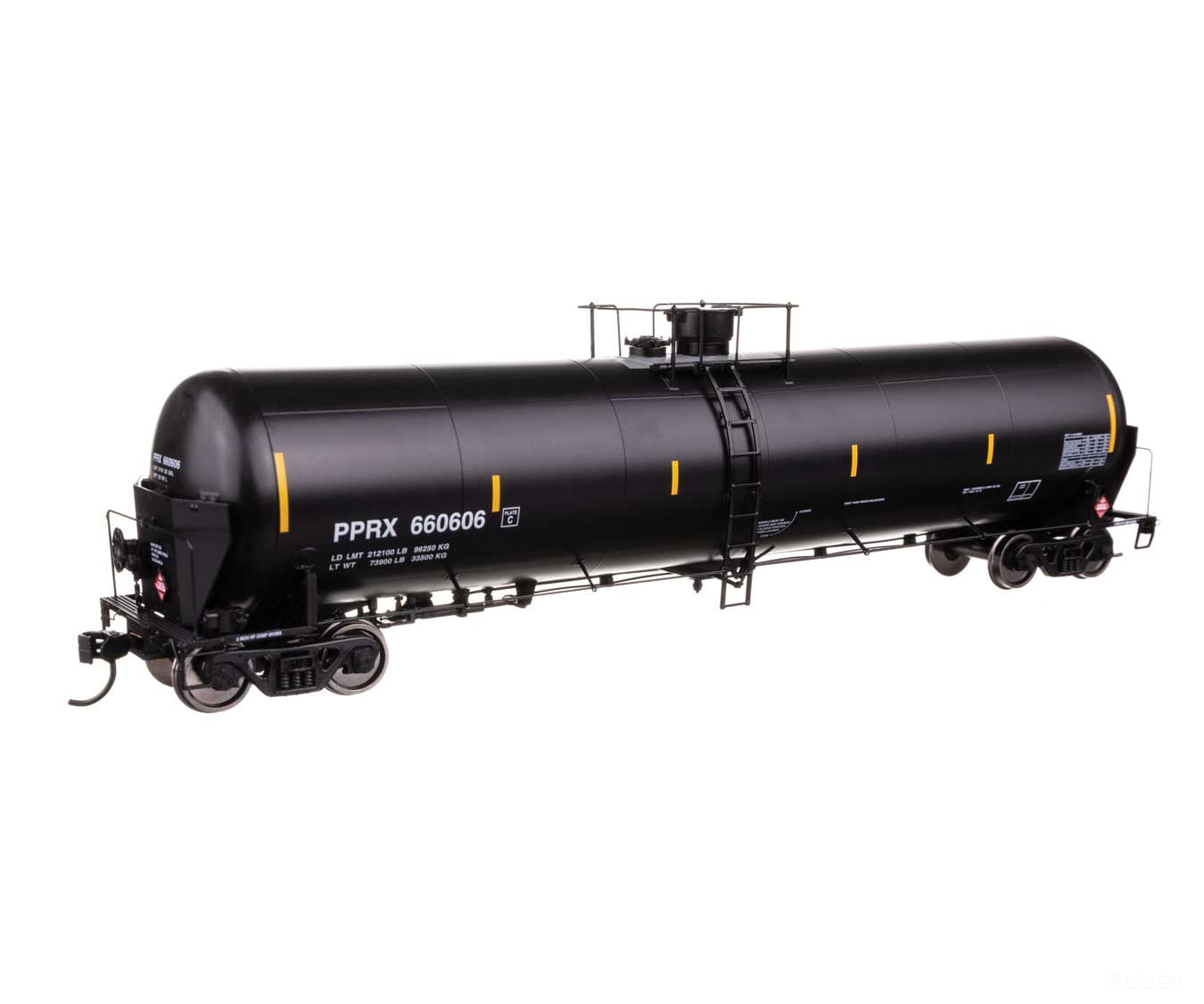 Walthers HO 100777 55’ Trinity Modified 30,145-Gallon Tank Car - Conoco Phillips PPRX #660606 - Freight Cars
