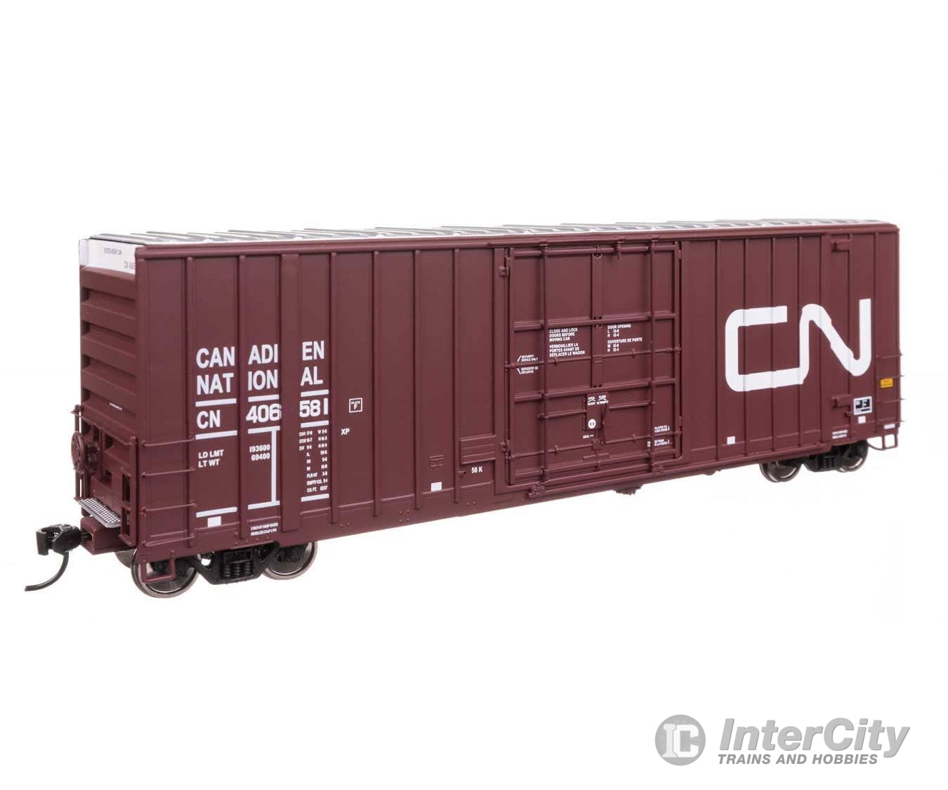 Walthers HO 101717 50’ Gunderson Hi-Cube Paper Service Boxcar - Canadian National #406581 Freight Cars