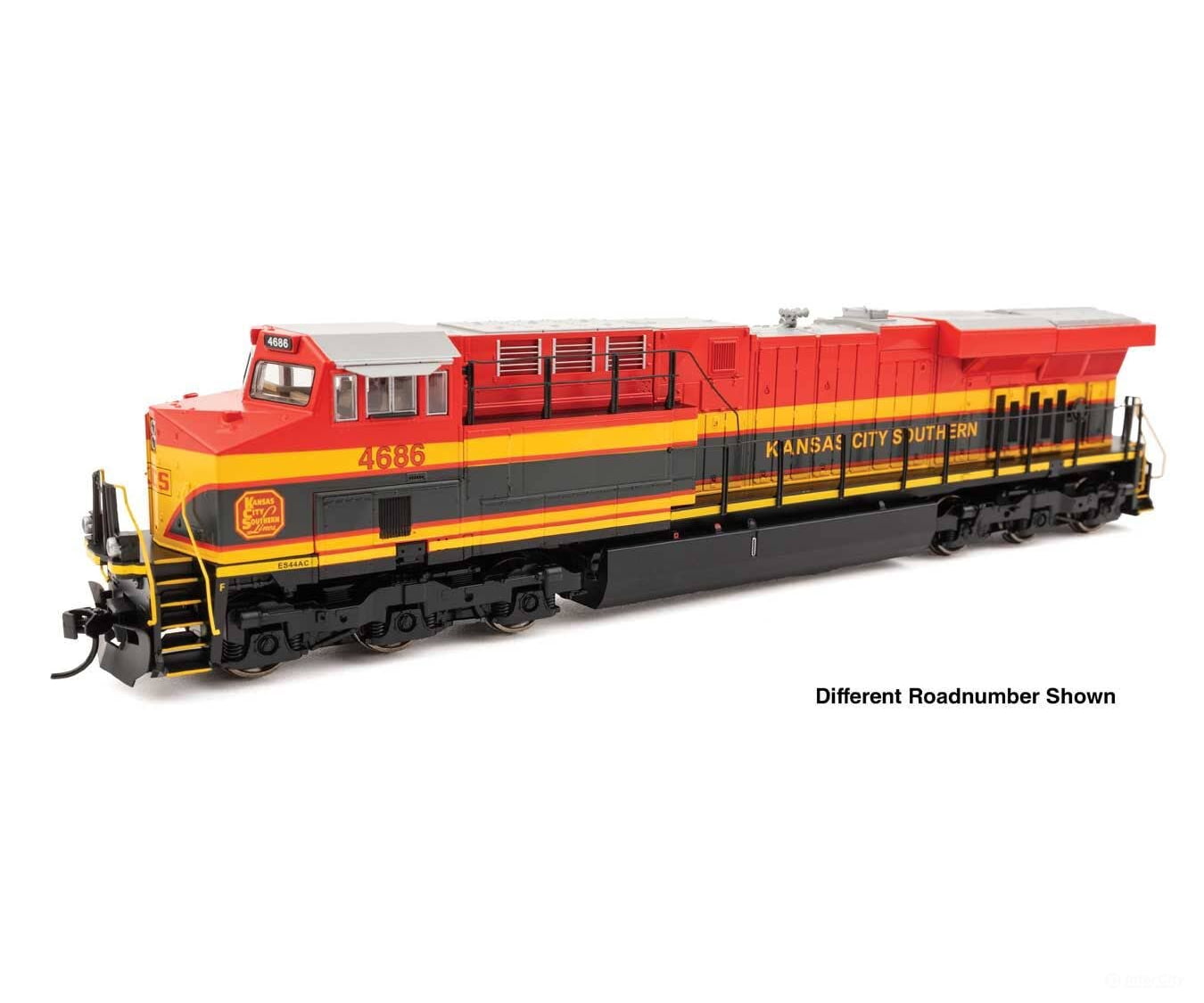 Walthers HO 10220 GE ES44AC Evolution Series GEVO - Standard DC - Kansas City Southern #4836 Locomotives
