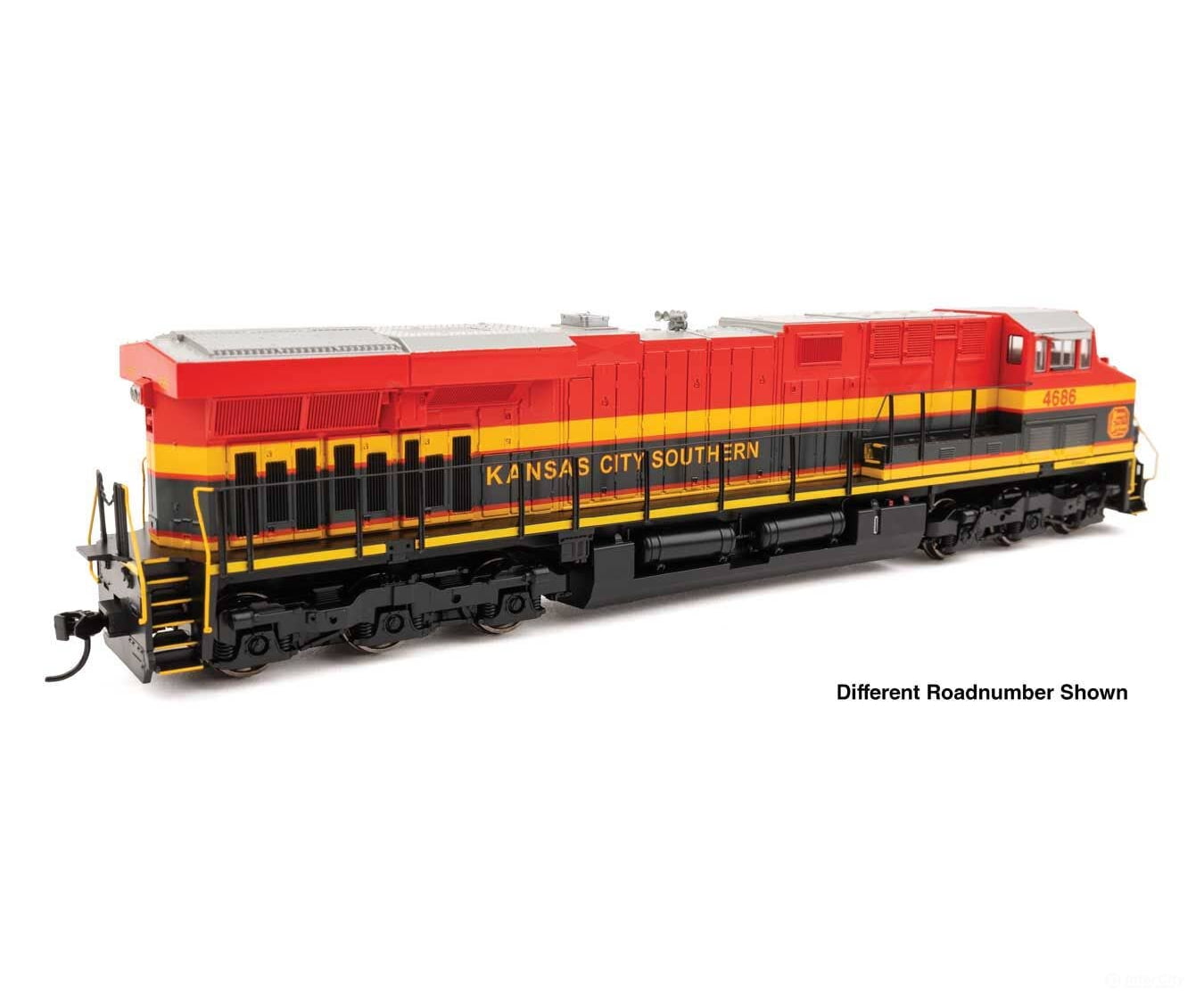 Walthers HO 10220 GE ES44AC Evolution Series GEVO - Standard DC - Kansas City Southern #4836 Locomotives