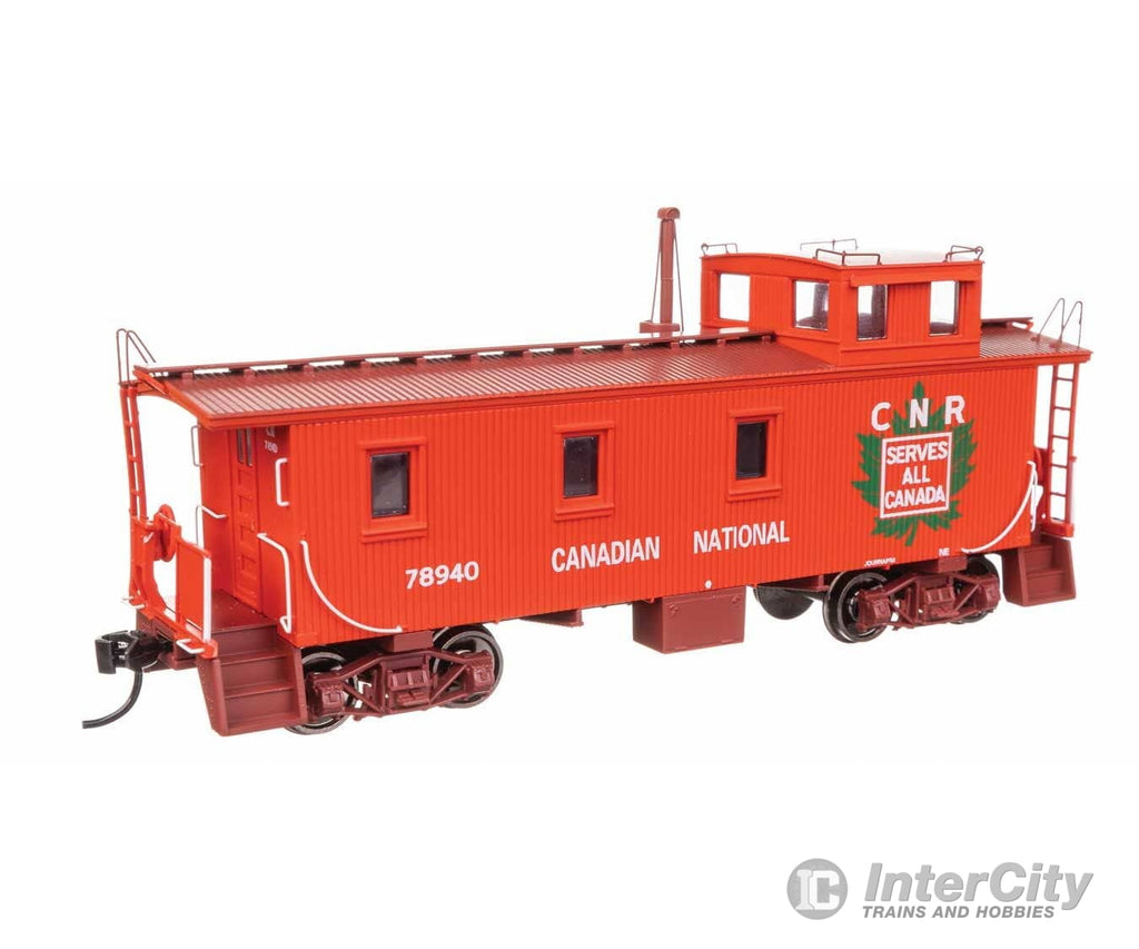 Walthers HO 103257 30’ GTW Style Wood Caboose with Offset Coupola - Ready To Run - Canadian National #78940 Freight Cars