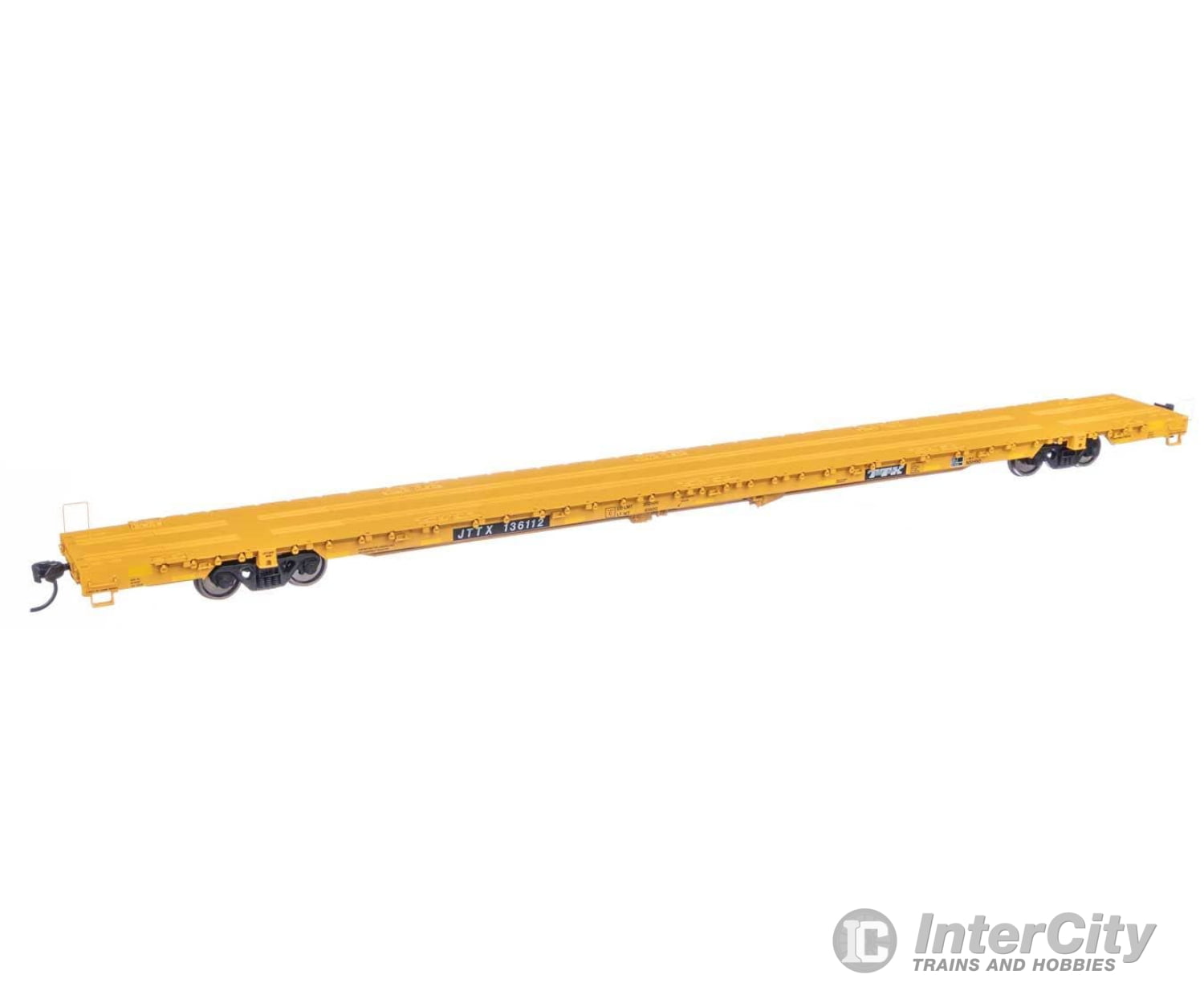 Walthers Ho 104601 89’ Greenbrier Ttx 110-Ton Flatcar - Ready To Run Jttx #136112 Freight Cars