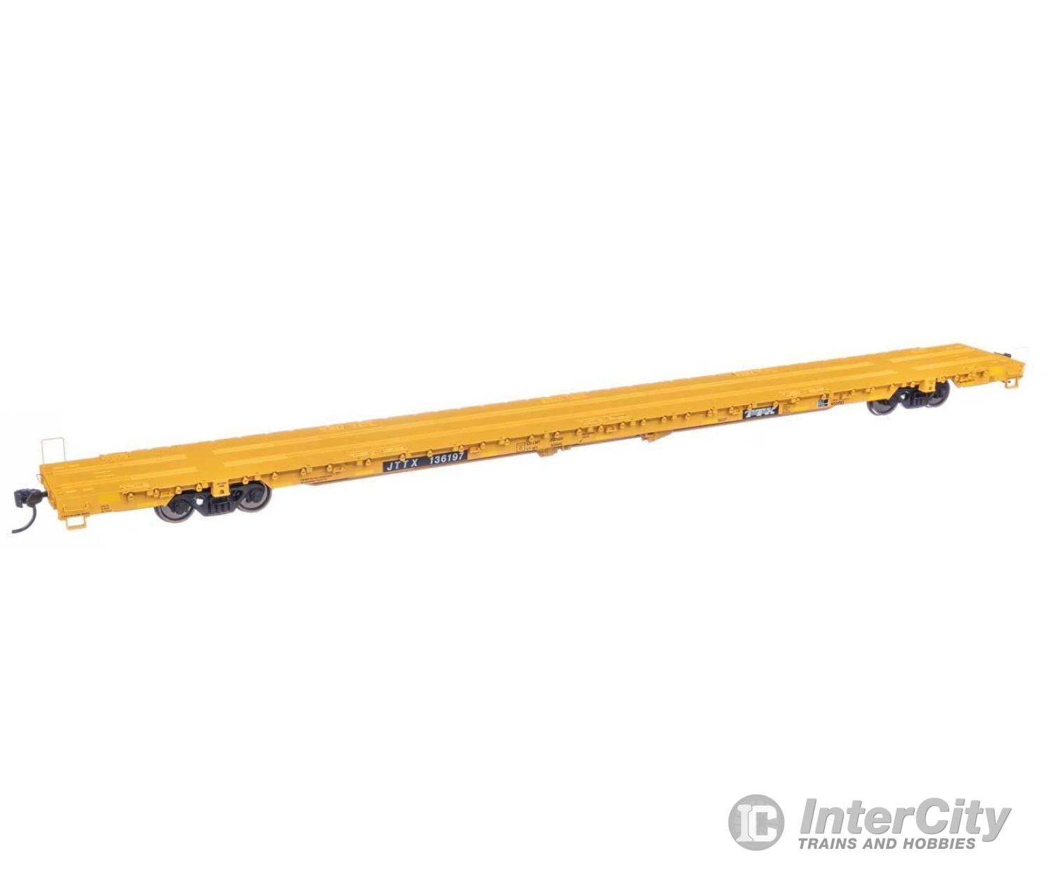 Walthers Ho 104602 89’ Greenbrier Ttx 110-Ton Flatcar - Ready To Run Jttx #136197 Freight Cars