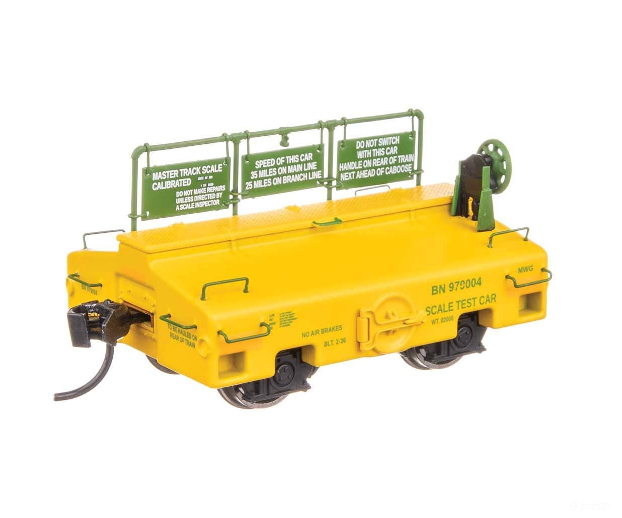 Walthers HO 105301 Scale Test Car - Burlington Northern 979004 - Freight Cars