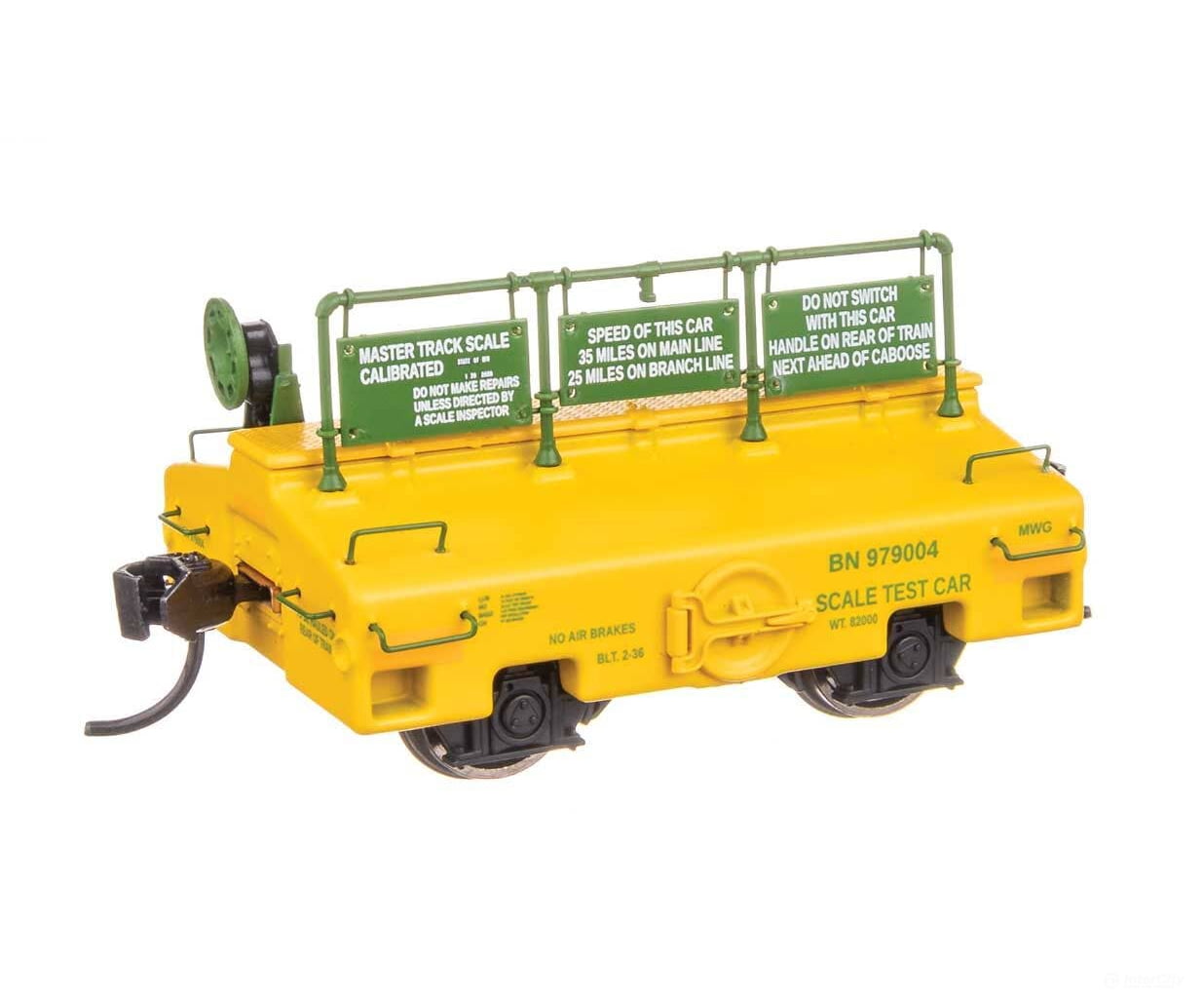Walthers HO 105301 Scale Test Car - Burlington Northern 979004 - Freight Cars