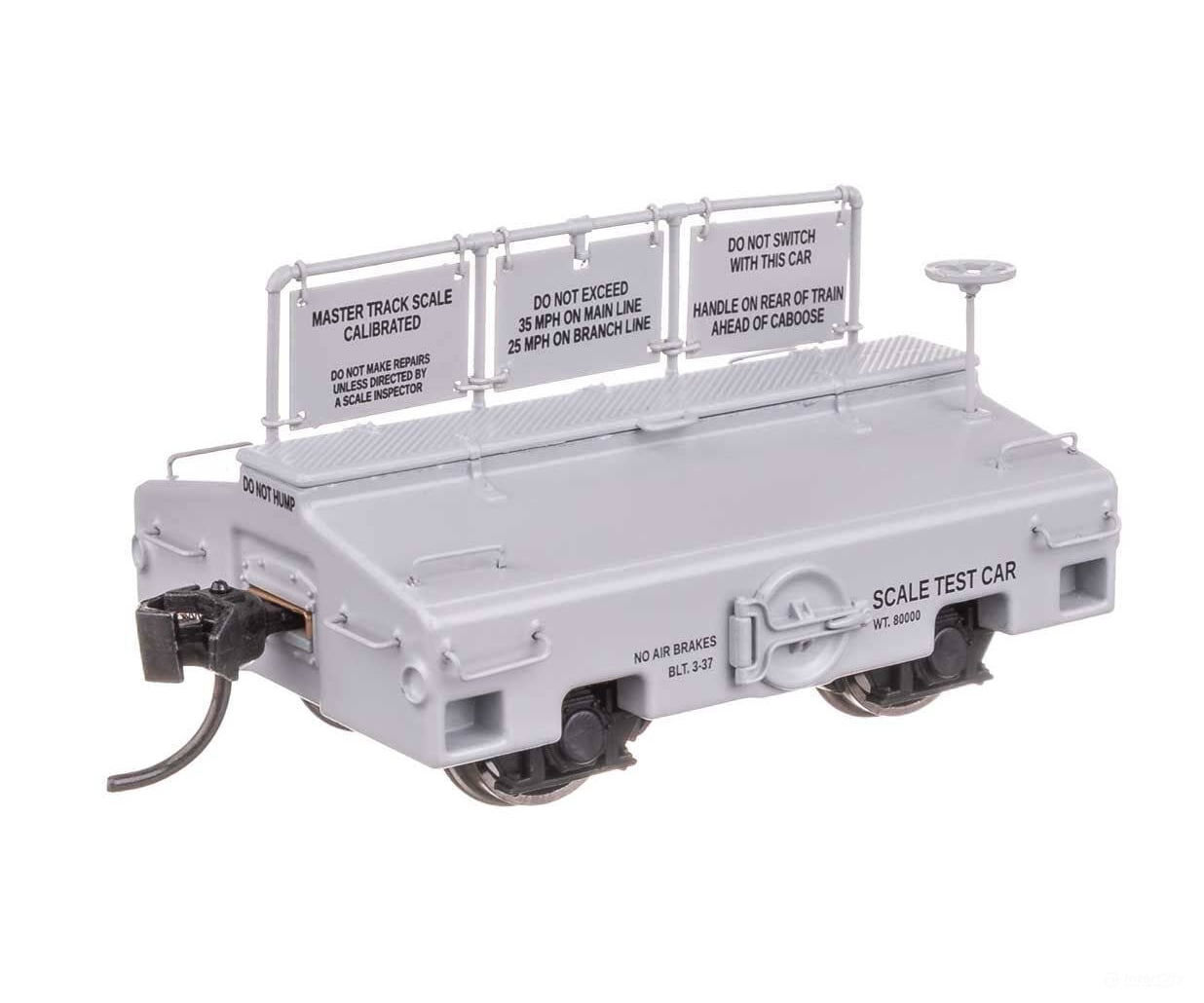 Walthers HO 105307 Scale Test Car - Data Only (gray) - Freight Cars