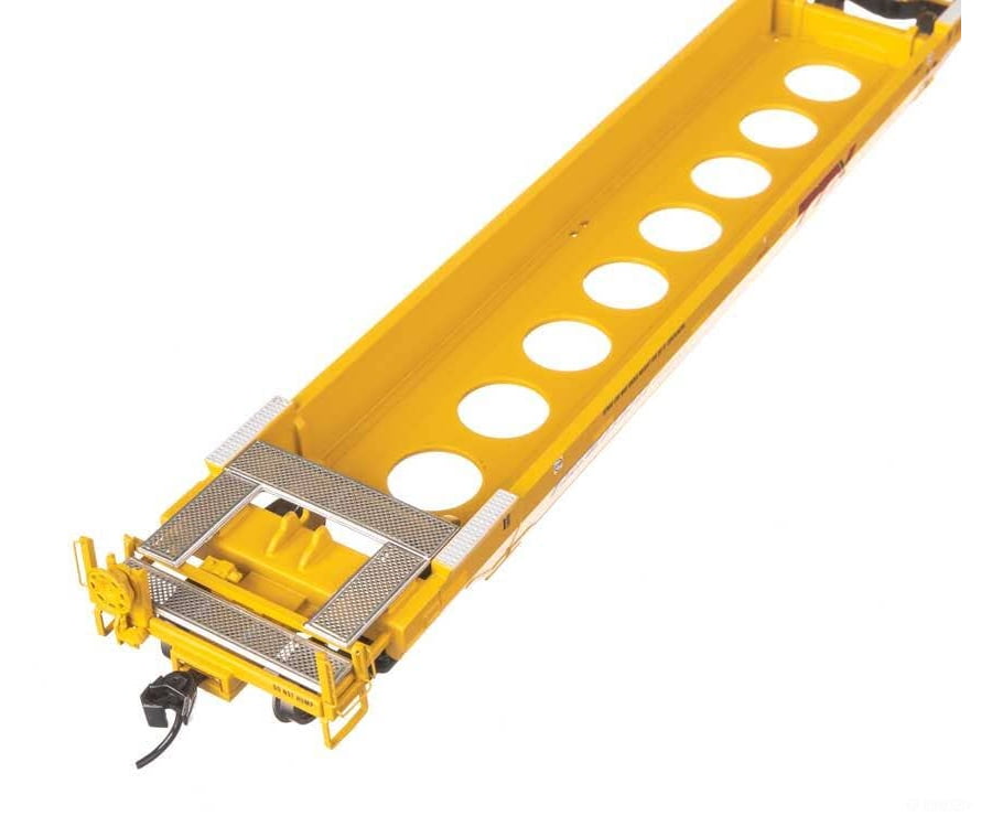 Walthers HO 109139 Gunderson Rebuilt All-Purpose 40’ Well Car - Ready-To-Run - DTTX #455721 - Freight Cars