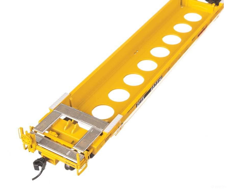 Walthers HO 109153 Gunderson Rebuilt All-Purpose 40’ Well Car - Ready-To-Run - DTTX (Patched) #457314 - Freight Cars