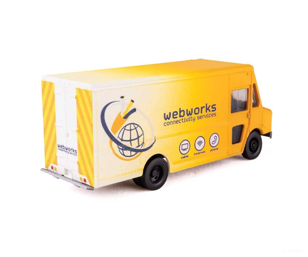 Walthers HO 12119 Morgan Olson(R) Route Star Van - Cable Internet Service Cars & Trucks